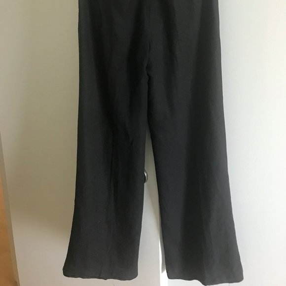 Mid-Rise Linen Pant with Sailor Button Detail - Picture 4 of 8